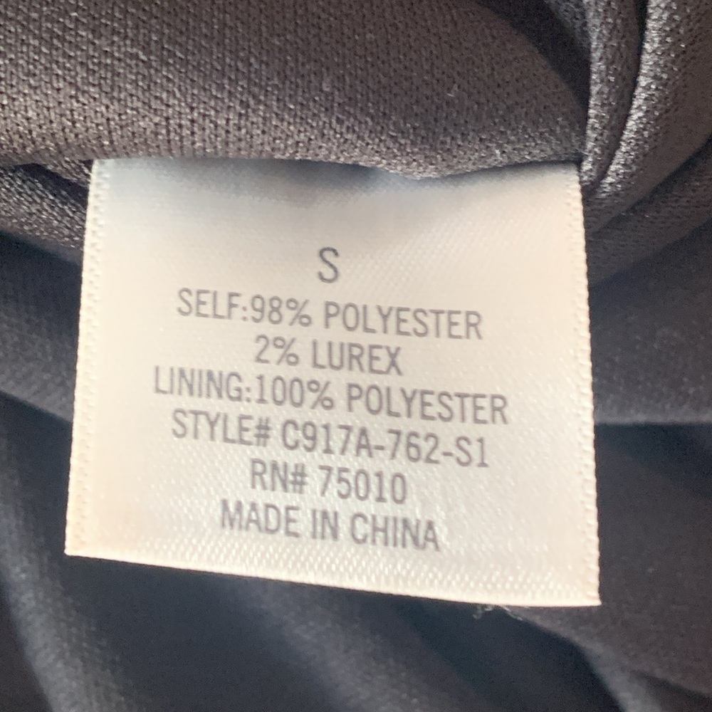 Blue Rain Bell Sleeve Wrap Crop Top EUC - Picture 9 of 10